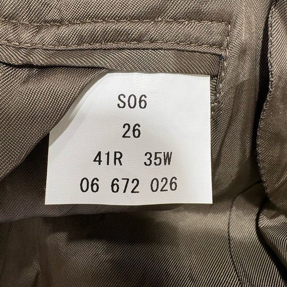 Brooks Brothers Brookscool Poplin  Men’s Soft Green  Suit Size 41 Reg Pants 35 - Picture 8 of 12